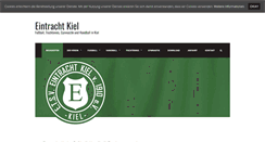 Desktop Screenshot of eintrachtkiel.de