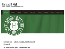 Tablet Screenshot of eintrachtkiel.de